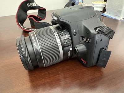 Canon EOS Rebel T1i DSLR Camera Kit w/ 18-55mm, 75-300mm, 55-250mm Lenses, Bag