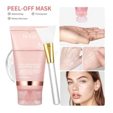 Collagen Night Wrapping Mask Overnight Peel-Off Mask Facial Moisturizing Mask US