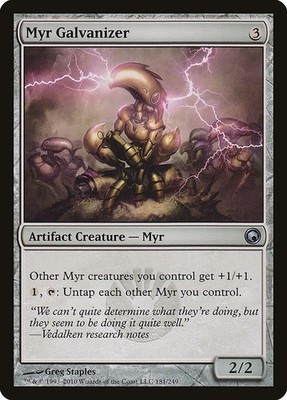 [MTG] Myr Galvanizer (181) (SOM) LP-HP