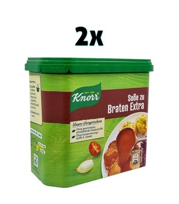 Knorr Soße zu Braten extra gravy sauce 2x 2.5 L FREE SHIPPING