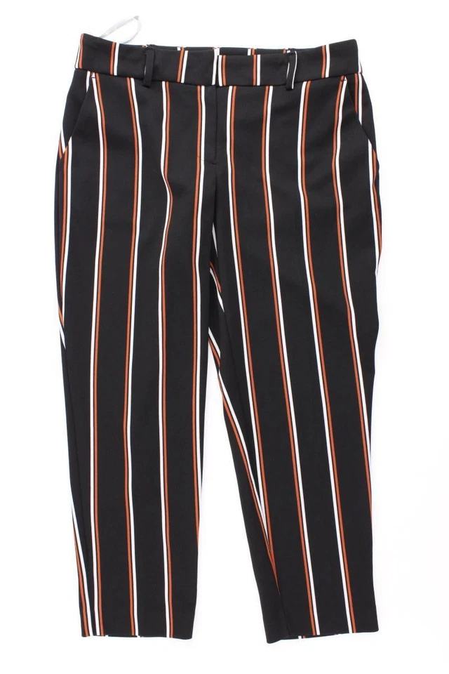 ✨ Dorothy Perkins Stoffhose Hose für Damen Gr. 38, M gestreift schwarz ✨ - Bild 1 von 4