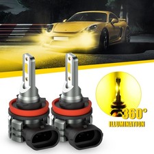 Auxito H8 Led Bulbs 3000k Golden Yellow Super Bright Fog Light Drl High Power Auxito H8 Led Bulbs 3000k Golden Yellow Super Bright Fog Light Drl High Power