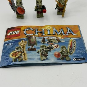LEGO 70231 Legends of CHIMA: Crocodile Tribe Pack Minifigs & Manual Mini Figures