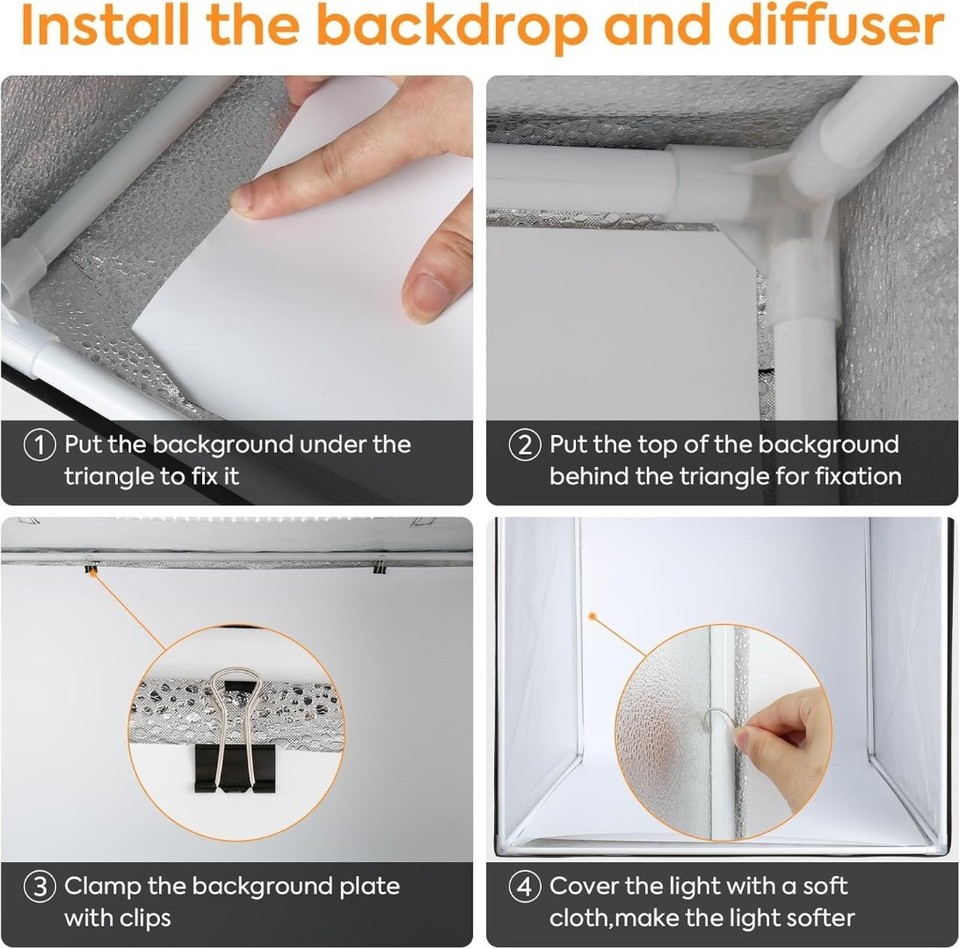 PULUZ Portable Photo Studio Box 24inch Or 60cm Photo Shooting Tent Kit
