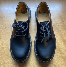 Dr. Martens Airwair Black Smooth Leather Oxford Shoes Brand New Women  s 9