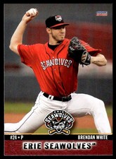 2022 Brendan White Choice Minor League Rookie Card RC Erie Seawolves