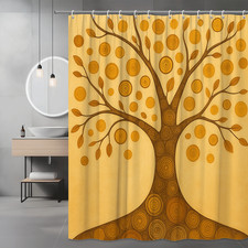 Stylish Tree Design Shower Curtain for Home Decor
