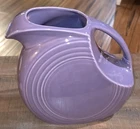 Fiestaware Disk Pitcher Retired Color 1993 1995 Large 67oz Lilac New With Tags