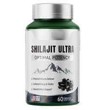 Flynw Shilajit Ultra optimal Potenz, Shilajit-Extrakt mit L-Arginin, rein
