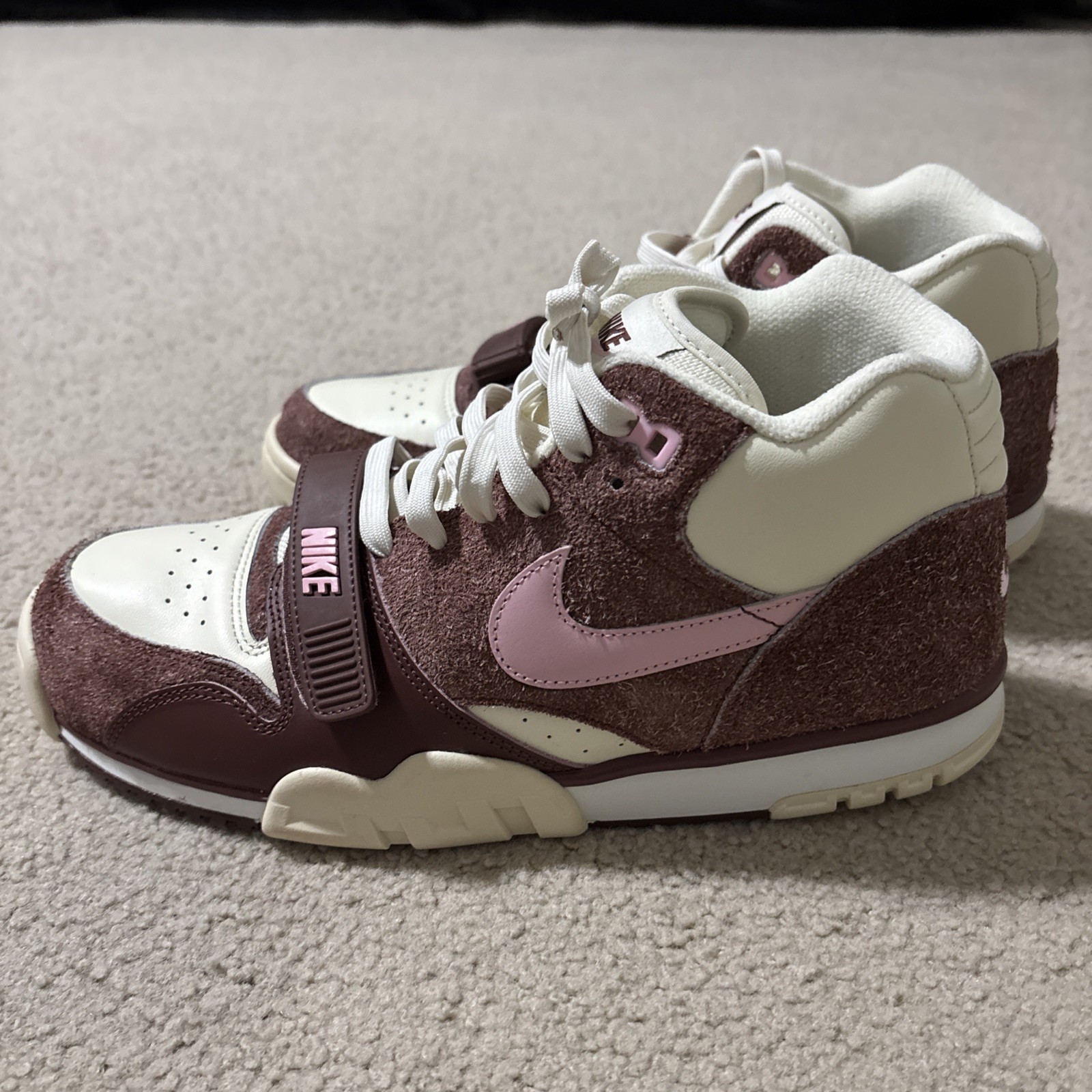 Nike Air Uomo Taglia 10 Trainer 1 San Valentino Dark Pony Rosa Morbido DM0522 201