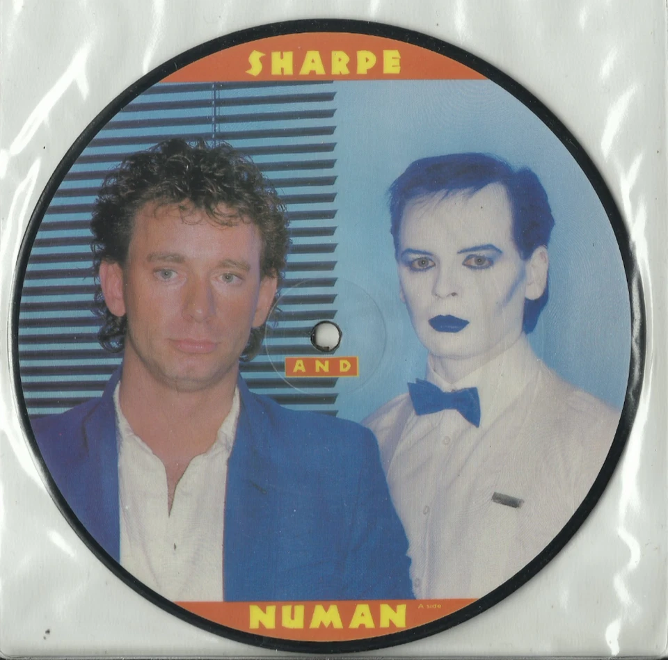 GARY NUMAN SHARPE change your mind 7" PICTURE DISC record LTD EDITION POSPP 722 - Image 3 of 3