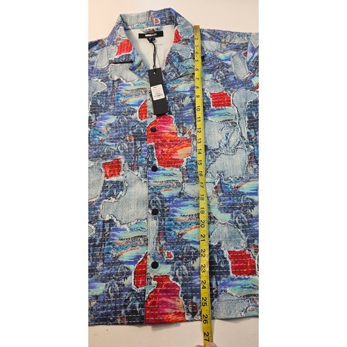 Neu mit Etikett Nova Men Maui Garden Hemd Druckknopf kastig Gr. S Island Urlaub Herren NEU - Bild 8 von 8