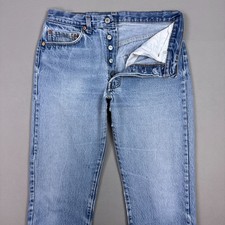 Vintage Levis 501 Jeans Mens 30x31 Blue 80s Made USA Distressed Faded Classic
