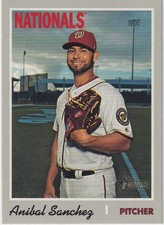 2019 Topps Heritage #720 Anibal Sanchez High Number SP Washington Nationals
