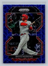 2022 Panini Prizm #140 Rhys Hoskins Blue Velocity Prizm