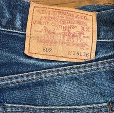 Levi's 502xx Reissue W36 L36 90s Made In Japan Big E