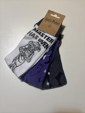 Harry Potter Dobby the House Elf 3 Pack Socks Size: M/L 9-11 