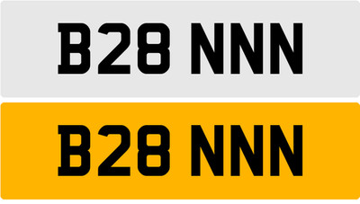 B28 NNN BENN BEN BREND BENS BENNET BENT BERT BEAN BANE PRIVATE CAR NUMBER PLATE
