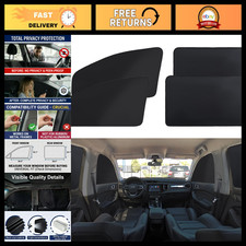 Magnetic Car Window Shades - 100 Blackout Privacy, Side Window Sun Blocker