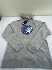 WNBA Minnesota Lynx Fan Base Pullover Hoodie Heather Sz LG Fanatics Brand New