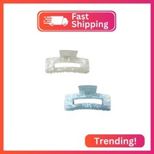 ZHOUMEIWENSP 2pcs Large Hair Claw Clips for Thick Hair, Tortoise Hair Clips, Acr