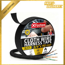 Wire Harness Tape, High Temp Felt Cloth, 3/4 Inch x 90 Feet, Automotive