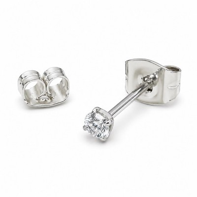 925 Sterling Silber EXTRA WINZIG 1,5mm kleine klare Kristall Ohrstecker Nase GESCHENK