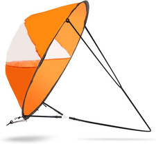 Portable Kayak Wind Sail 108Cm/42.52In Large Abbastanza Canoe Popup Kit per Vela