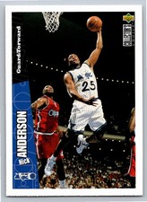 1996-97 Collector's Choice #107 Nick Anderson Orlando Magic Basketball Card