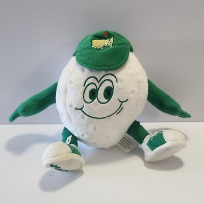 The Masters PGA Golf Tour Green/White Golf Ball Plush Cooperstown Bears