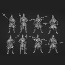 Norse Serpent Hunters 28mm Fantasy Warriors X10 By Frigid