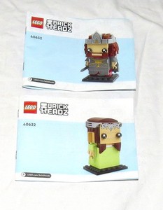 Lego 40632 - BrickHeadz - Aragorn & Arwen - Instructions (only)