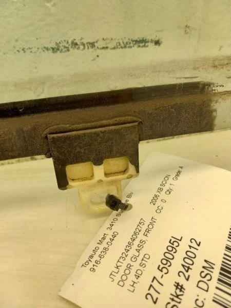 04 05 06 SCION XB BASE DRIVER PUERTA DELANTERA IZQUIERDA CRISTAL 6812052072 Foto 3 de 4