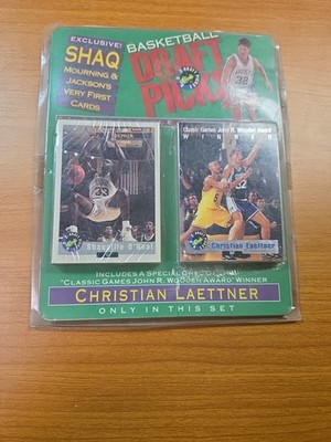 1992 Classic Draft Picks Basketball Sealed Card Set W/Shaquille O'Neal Laettner