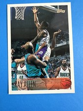 1996-97 Topps Ray Allen Rookie RC #217 Milwaukee Bucks