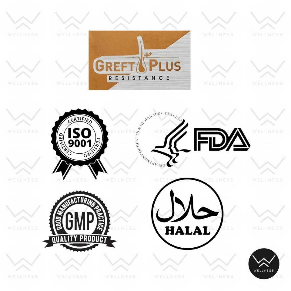 Greft Plus 3 Months Anti Hair Loss Hair Set (Vitamin + Spray Serum) FDA APPROVED - Image 2 of 4