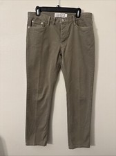 Shipley and Halmos Chinos Khakis Button Fly Army Green Size 32 Men’s Made In Usa