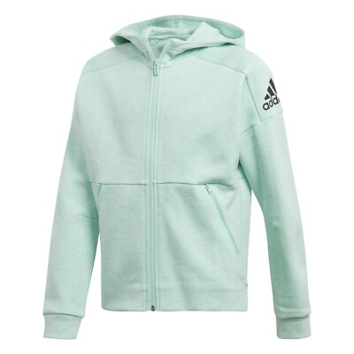 Adidas YG ID STA FZ STADIUM [DV0296] Aqua ZIPPER HOODIE