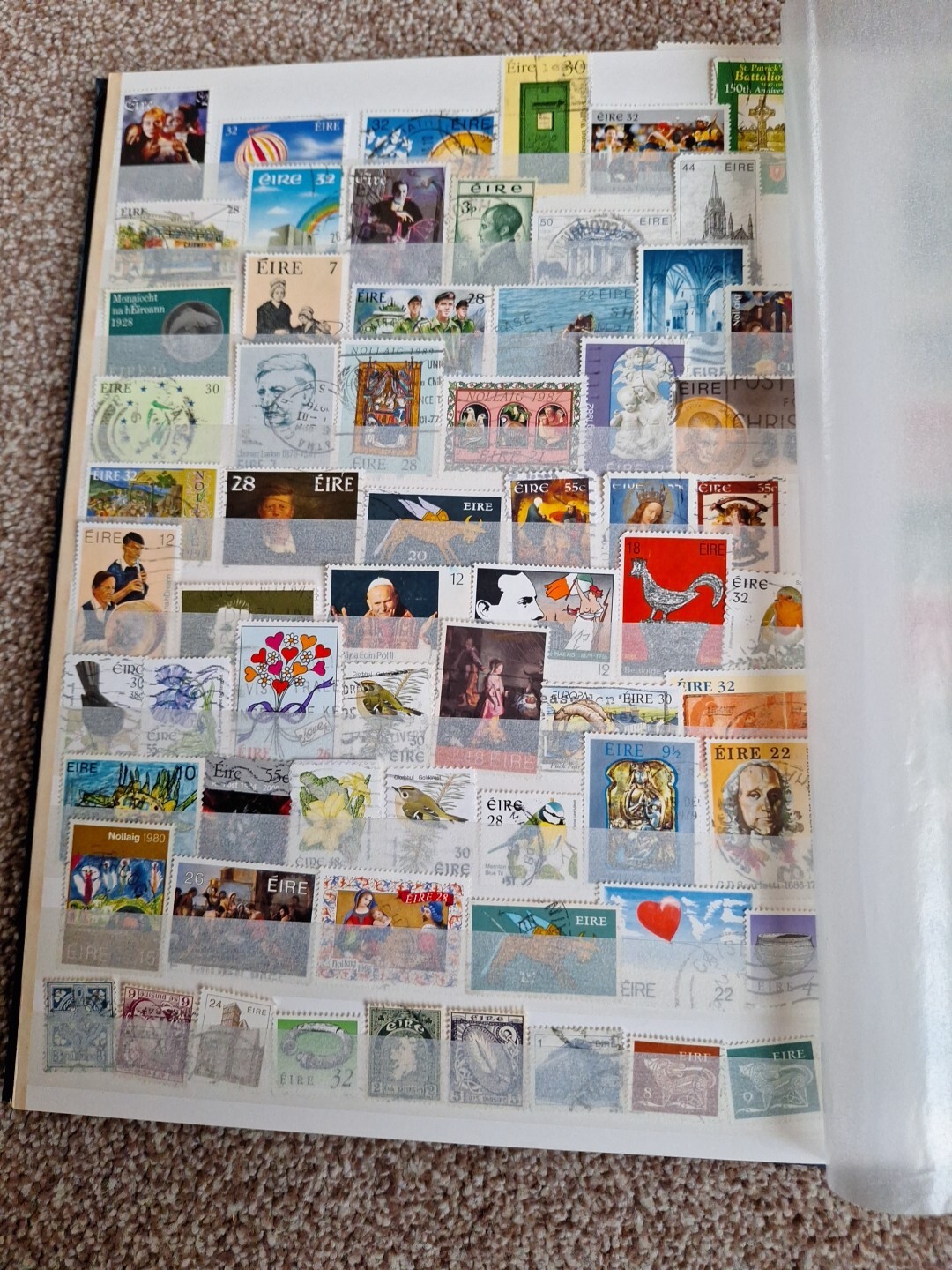 STAMP ALBUM WITH WORLD STAMPS eBay