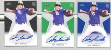 2020 Leaf Perfect Game Auto Three card lot Cale Lansville