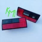 VW Volkswagen T3 Transporter Vanagon tail light pair red smoke