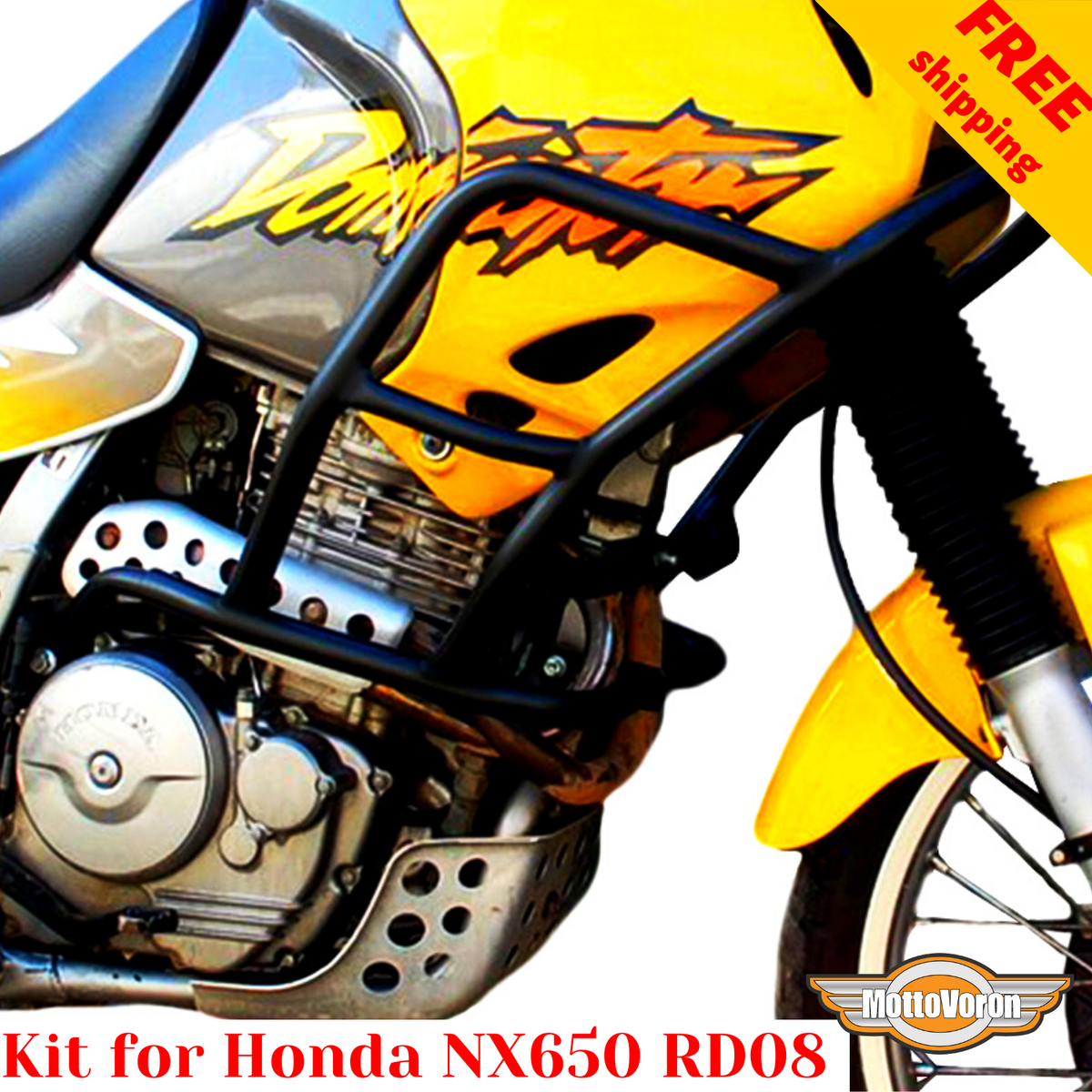 For Honda NX 650 Dominator Luggage rack system Crash bars NX650
