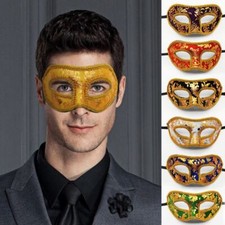 1pc Venetian Eye Mask Halloween Masquerade Ball Cosplay Luxury Eye Mask