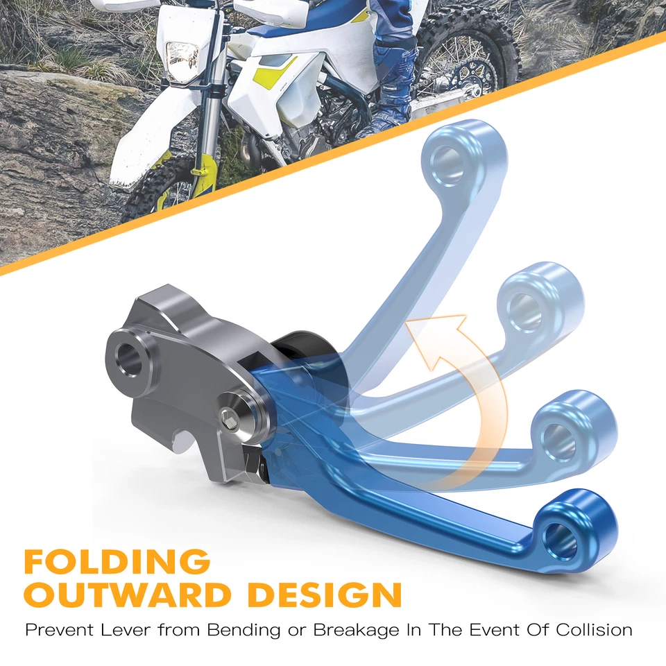 Palancas de embrague de freno CNC para Husqvarna TE150i TE250i TE300i FE250-501 2022-2024 Foto 2 de 4