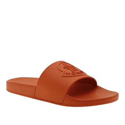 Moncler Basil Slides Orange Rubber Size 45 / 12 US New | eBay display picture 2