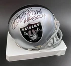 Bob Brown SIGNED Oakland Raiders Mini Helmet + HOF 2004 PSA/DNA AUTOGRAPHED