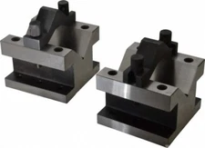 Value Collection 2-9/16" Max Capacity, 90° Angle, Hardened Steel V-Block