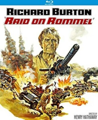 BLU-RAY Raid on Rommel (1971) NEW Richard Burton, Wolfgang Preiss