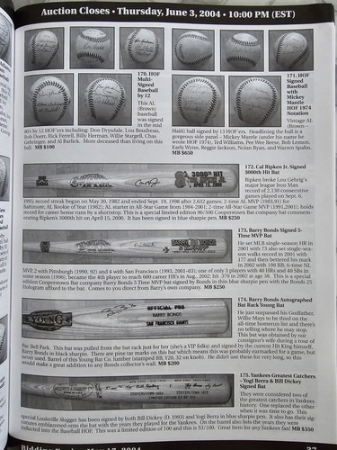 Rare Sports Magazine Albersheims Internet & Phone Auction Magazine 2004 - Picture 7 of 9