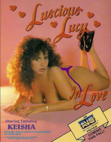 THE~80'S~ADULT STAR~KEISHA/NINA!~8.5" X 11"~ADD SLICK~MOVIE PROMOTIONAL POSTER!~